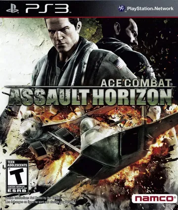 Ace Combat - Assault Horizon (USA) (En,Fr,Es) (v1.02) (Disc) (Update) box cover front